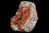 Hematite Included Calcite and Roselite Association - Morocco #130805-2